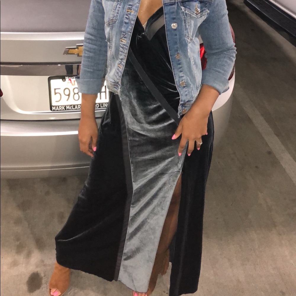 Free People Velvet Maxi Dress